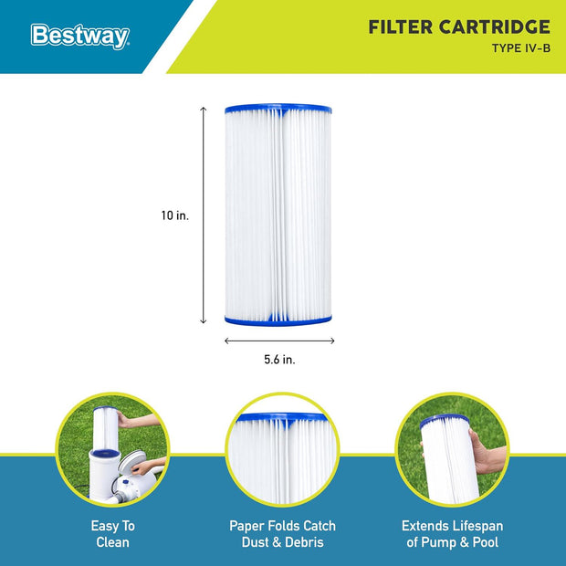 ** Bestway Flowclear Filter Pump Cartridge Twin Pack - Keep Your Pool Water Clean and Clear****