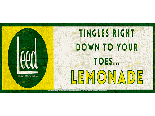 LEED LEMONADE DRINK