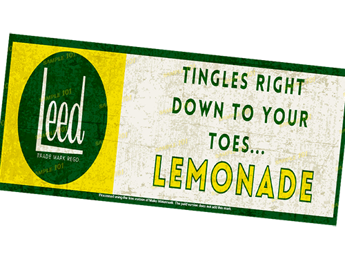 LEED LEMONADE DRINK