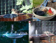 ** VIVII Solar Powered Bird Bath Fountain Pump - Enhance Your Garden with Eco-Friendly Water Feature****