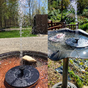 ** VIVII Solar Powered Bird Bath Fountain Pump - Enhance Your Garden with Eco-Friendly Water Feature****