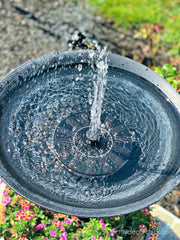 ** VIVII Solar Powered Bird Bath Fountain Pump - Enhance Your Garden with Eco-Friendly Water Feature****