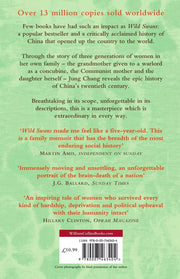 **Wild Swans: Three Daughters Of China by Jung Chang Paperback**------Experience the epic true story of one family's survival through some of China's most turbulent times in "Wild Swans." This best-selling and critically acclaimed book takes readers