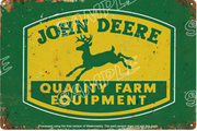 Add Rustic Charm to Your Space With John Deere Farm Metal Sign AU Seller