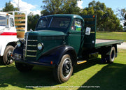 1947 GREEN TRUCK Retro/ Vintage Tin Metal Sign Historic Trucks Man Cave, Wall Home Décor, Shed-Garage, and Bar