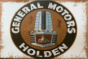 GMH Holden Sandman Panel van tin metal sign MAN CAVE brand new