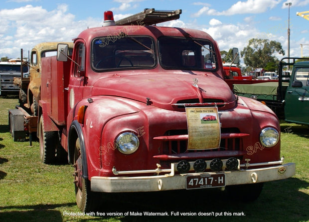 1962 FIRE ENGINE Retro/ Vintage Tin Metal Sign Historic Trucks Man Cave, Wall Home Décor, Shed-Garage, and Bar