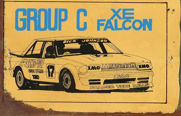 XE Group C  FALCON metal sign 20 x 30 cm free postage - TinSignFactoryAustralia