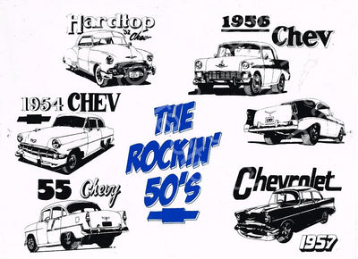 The Rockin 50s metal sign 30x 40 cm